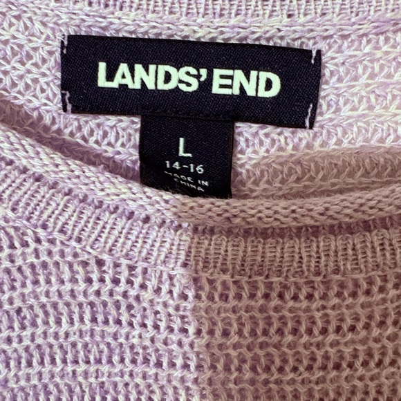 Lands' End Lavender Knit Tunic - Picture 3 of 3